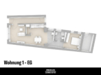 Bild - Hochwertige zwei Zimmer Innenstadtwohnung
